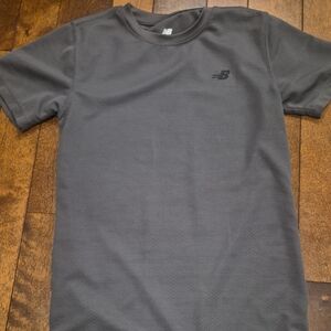 New Balance Boys Charcoal Tee